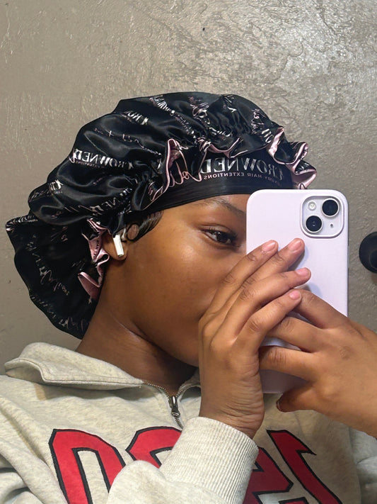 CROWNED SATIN SCARF