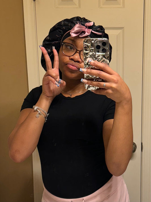 CROWNED BONNET w/ TIE