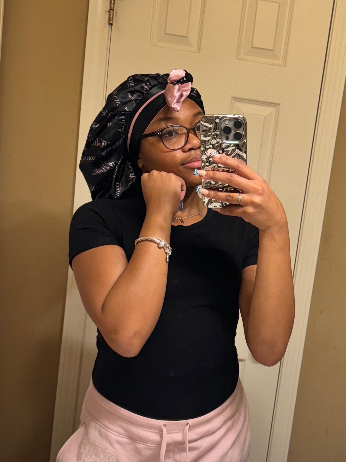CROWNED BONNET w/ TIE